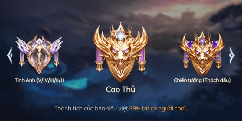 Các rank trong Liên Quân là gì?