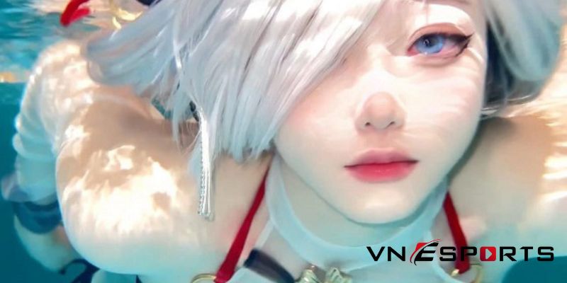 shenhe cosplay bởi nữ coser Youkukyu (1)