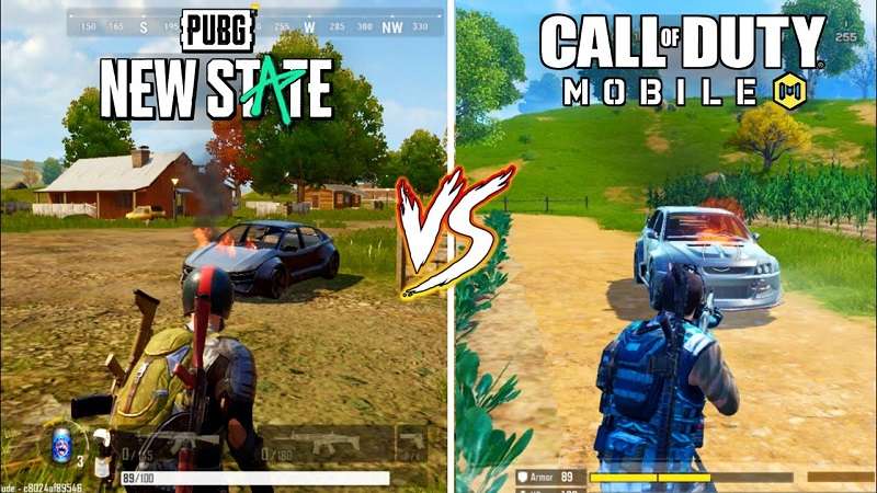 So sánh chế độ chơi của PUBG Mobile và Call Of Duty Mobile