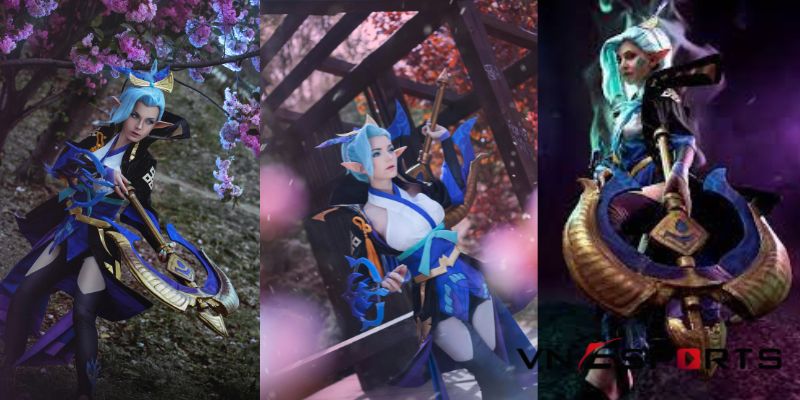 Thần thái cực đỉnh khi cosplay Vayne