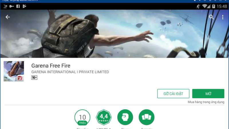 Tải game Free Fire không dùng CH Play