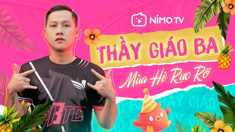 thầy giáo Ba hay livestream ở đâu