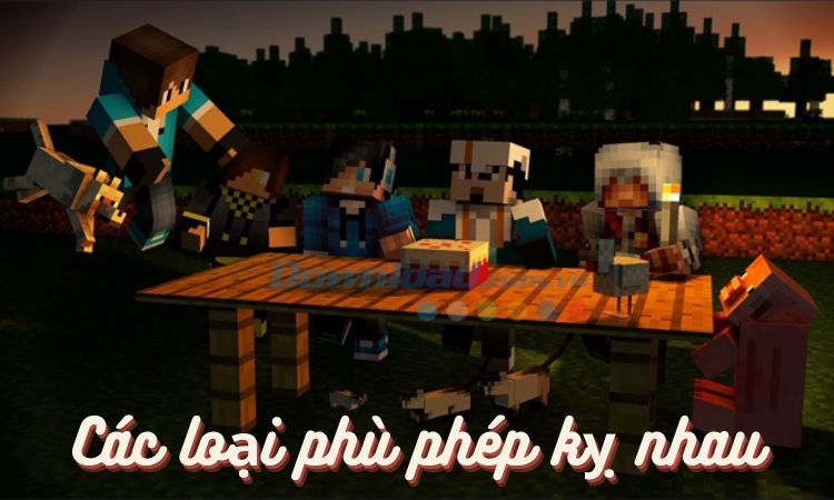 Tổng hợp các dòng phù phép trong Minecraft kỵ nhau