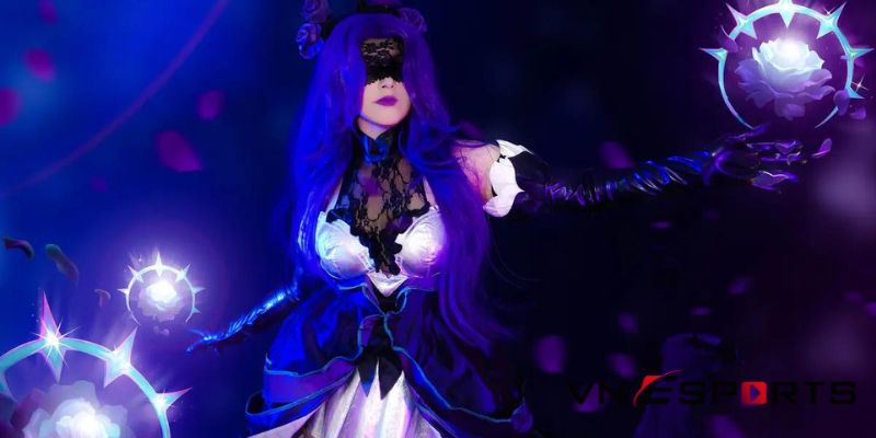 cosplay Syndra hồng tàn phai (2)