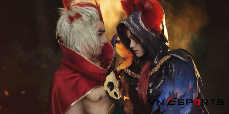 cosplay Rakan và Xayah LMHT (2)