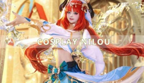 Cosplay Nilou Genshin Impact siêu lôi cuốn từ hai nữ coser mảnh mai