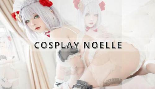 Xịt máu mũi với màn cosplay Noelle Genshin Impact siêu nóng bỏng