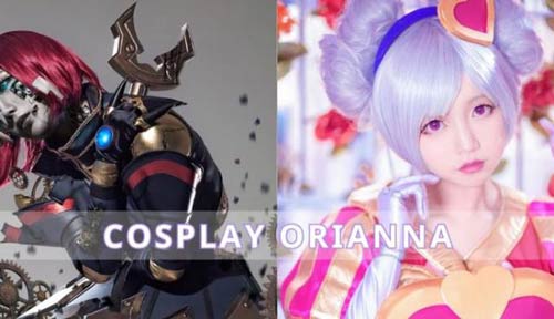 Cosplay Orianna skin mặc định & quả cầu tính ái đốn tim bao game thủ